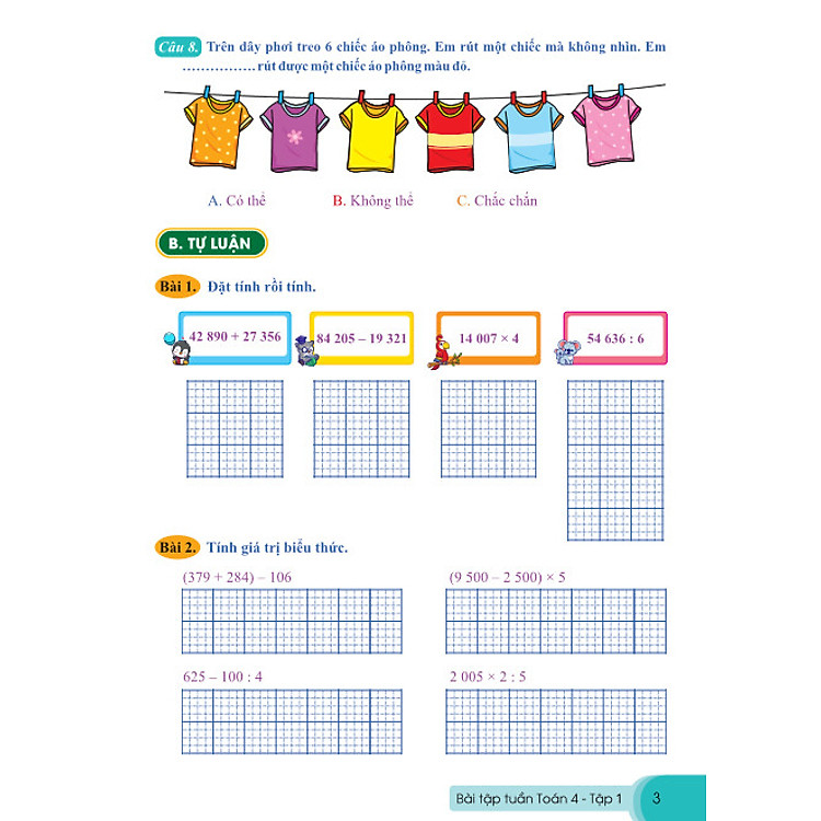 Bài Tập Tuần Toán 4 - Cánh Diều (Tập 1) - Ảnh 6