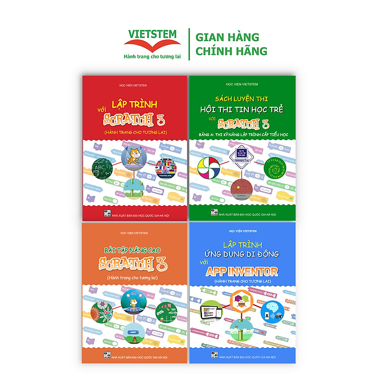 Sách Học Lập Trình Kéo Thả Cho Học Sinh Từ 6 – 18 Tuổi