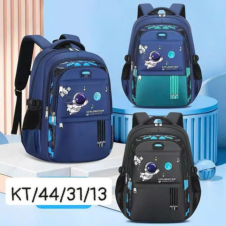 Cặp Sách Chống Gù Balo Đi Học Miniin - Xanh Dương - Ảnh 5