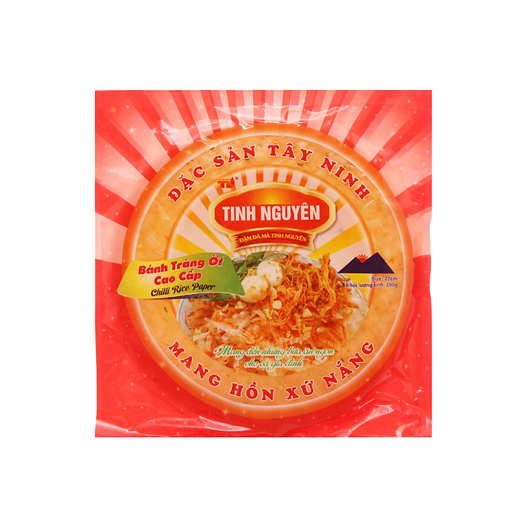 Bánh Tráng Ớt Tây Ninh Tinh Nguyên (200g)