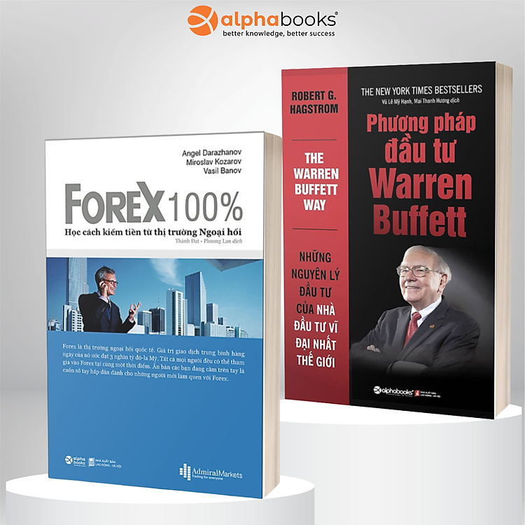 Combo 2 cuốn sách: Forex 100% - Học Cách Kiếm Tiền Trên Thị Trường + Phương Pháp Đầu Tư Từ Warren Buffett