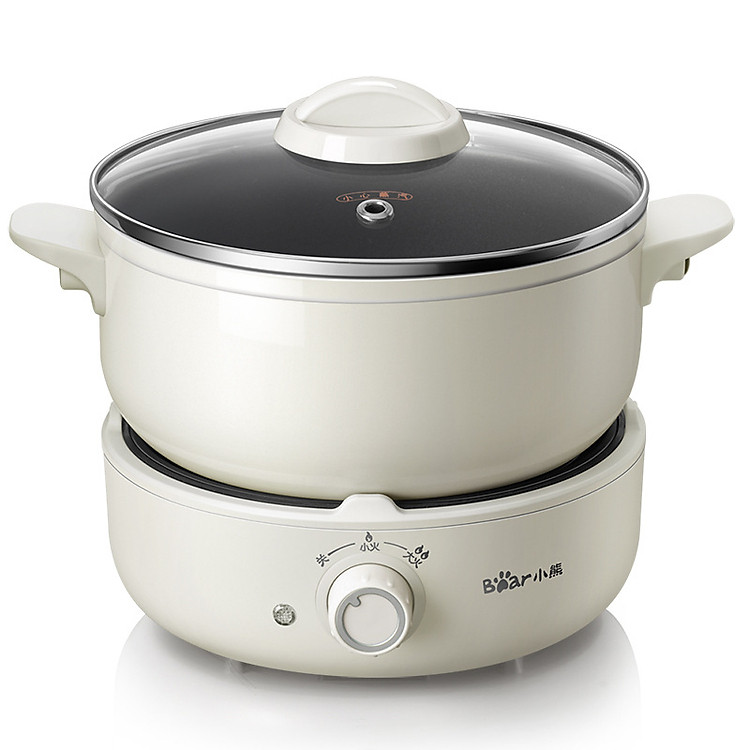 Nồi Điện Đa Năng BEAR DHG-B25Z1, Dung Tích 2.5L, Công Suất 800W - Hàng Chính Hãng