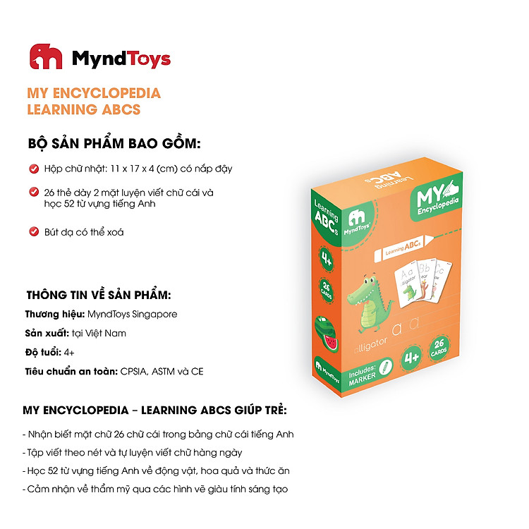 Đồ Chơi Giáo Dục MyndToys Flash Cards Chính hãng Giá rẻ - Hình ảnh 3