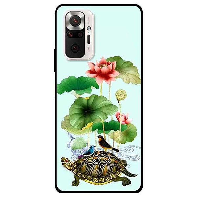 Ốp lưng dành cho Xiaomi Xiaomi Redmi Note 10 - Redmi Note 10 Pro - mẫu Sen Và Rùa