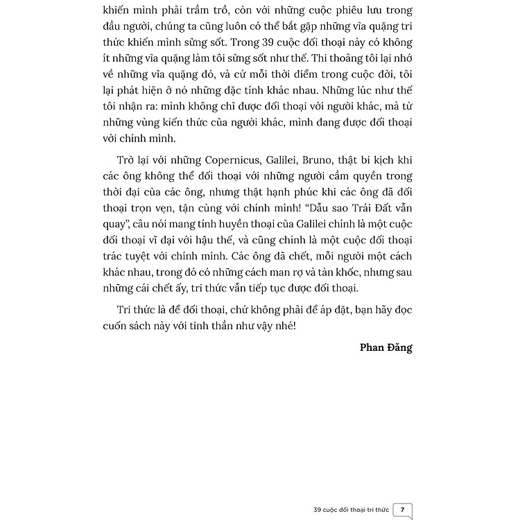 39 Cuộc Đối Thoại Tri Thức - Tri Thức Là Để Đối Thoại, Không Phải Để Áp Đặt - Ảnh 3