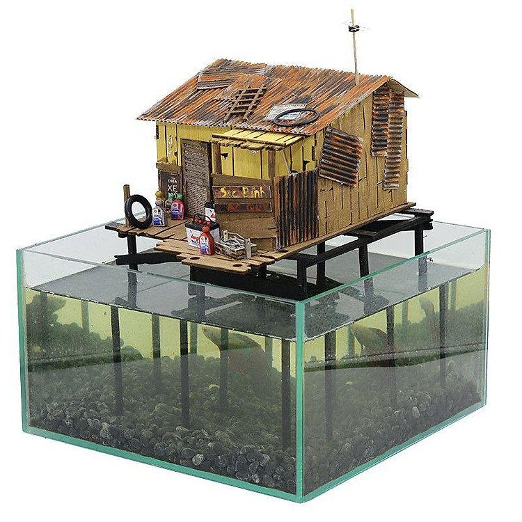 Mô Hình Gỗ Sài Gòn Xưa NS06 Chính hãng Tiết kiệm - Hình ảnh 3