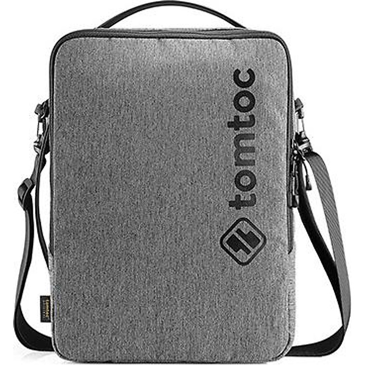 TÚI ĐEO CHÉO TOMTOC (USA) URBAN SHOULDER BAGS FOR ULTRABOOK 13″ GRAY