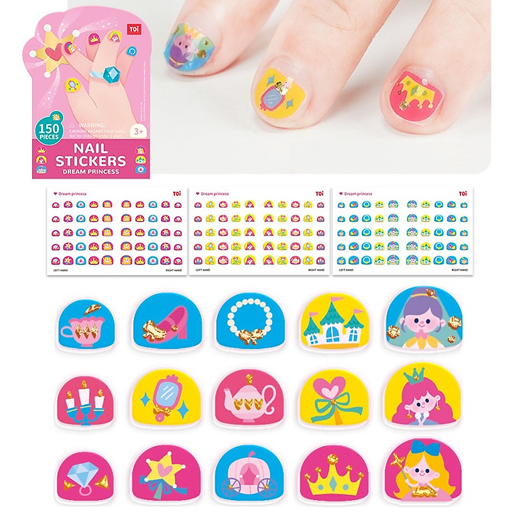 Mua tại Lazada: Mua Đồ Chơi Dán Móng Tay 150PCS - TOI Chính hãng Tiết kiệm