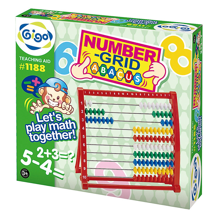 Mua tại Tiki: Bàn Tính Numbergrid Abacus Gigo Toys Chính hãng Ưu đãi