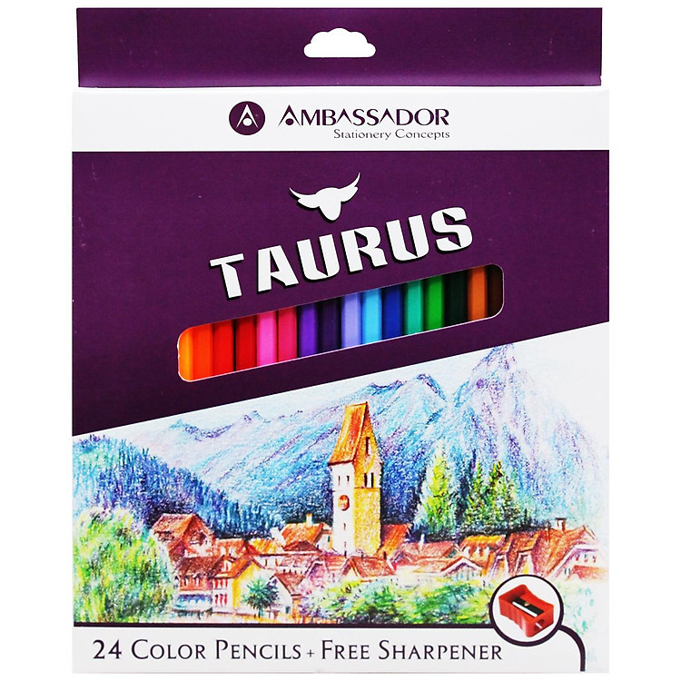 Bộ Bút Chì Màu Dài Kores (24 chiếc) - Ảnh 3