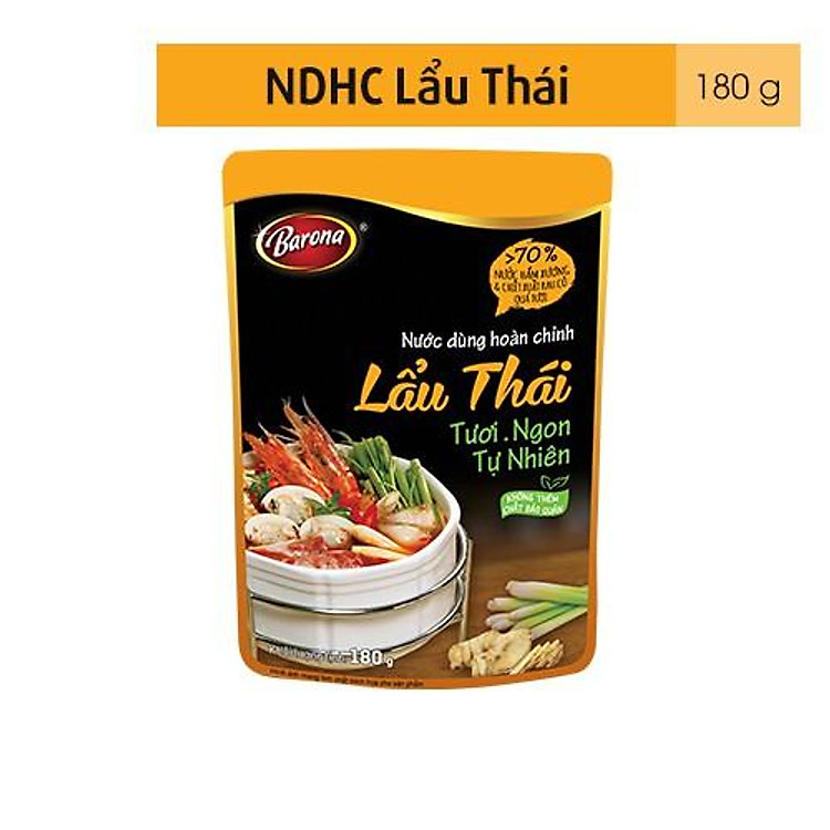 Nước Dùng Hoàn Chỉnh Barona - Lẩu Thái 180g