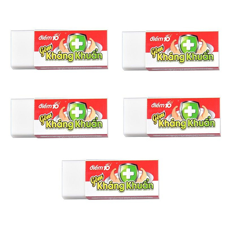 Gôm kháng khuẩn Điểm 10 TP-E029 (5 chiếc)