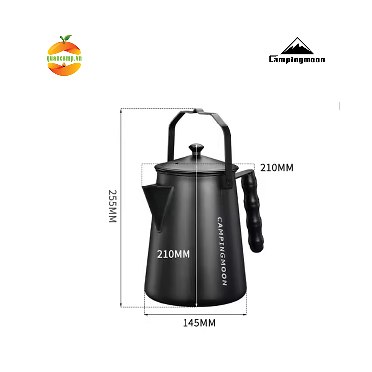 Ấm đun nước bằng thép không gỉ Campingmoon BKSW-6 (1,5 lít)