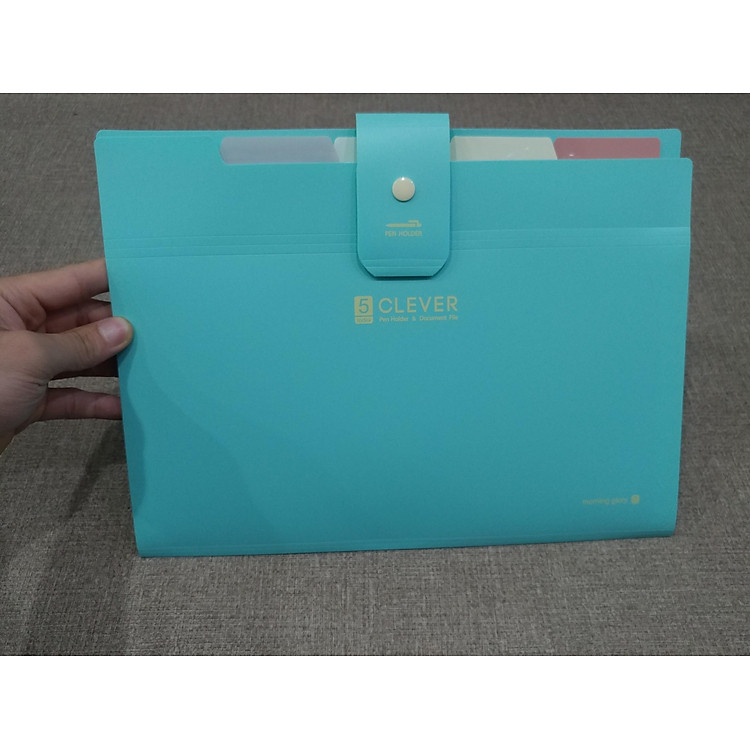 Bìa 5 Ngăn Clever Simple (Màu Mint) - Ảnh 2