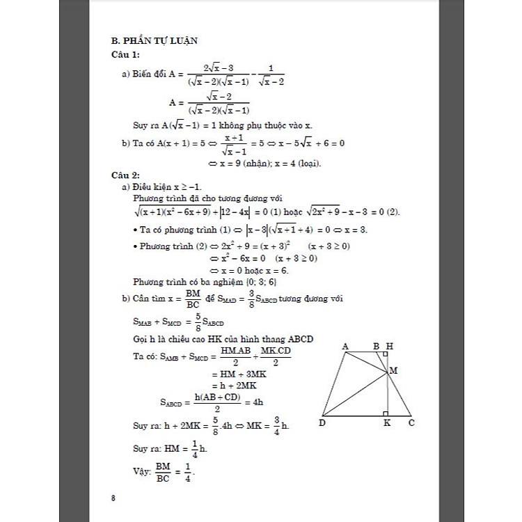 Bộ đề thi vào lớp 10 môn toán (theo đề minh họa của Sở GD&ĐT TP. Hồ Chí Minh) - Ảnh 4