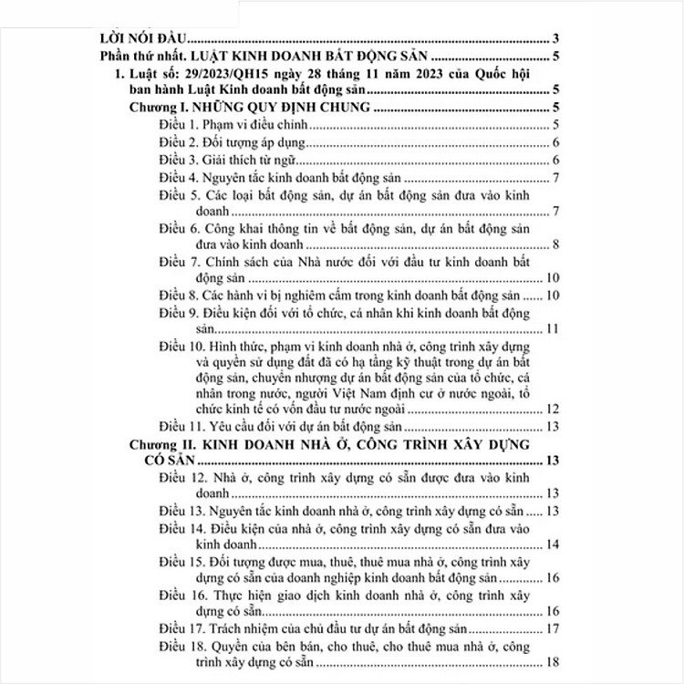Luật Kinh Doanh Bất Động Sản – Hệ thống Các Văn Bản Quy Định Chi Tiết Thi Hành (V2476T) - Ảnh 3