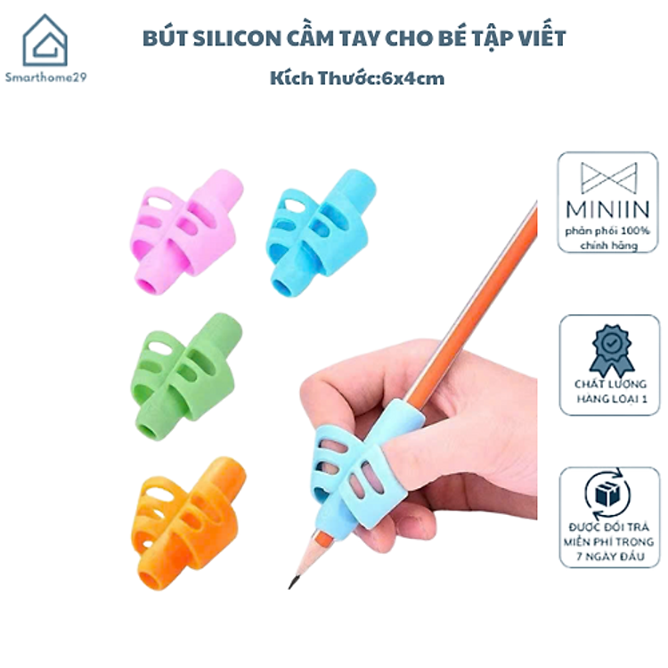 Đệm Bút Silicon Cầm Tay Cho Bé (3 chiếc)