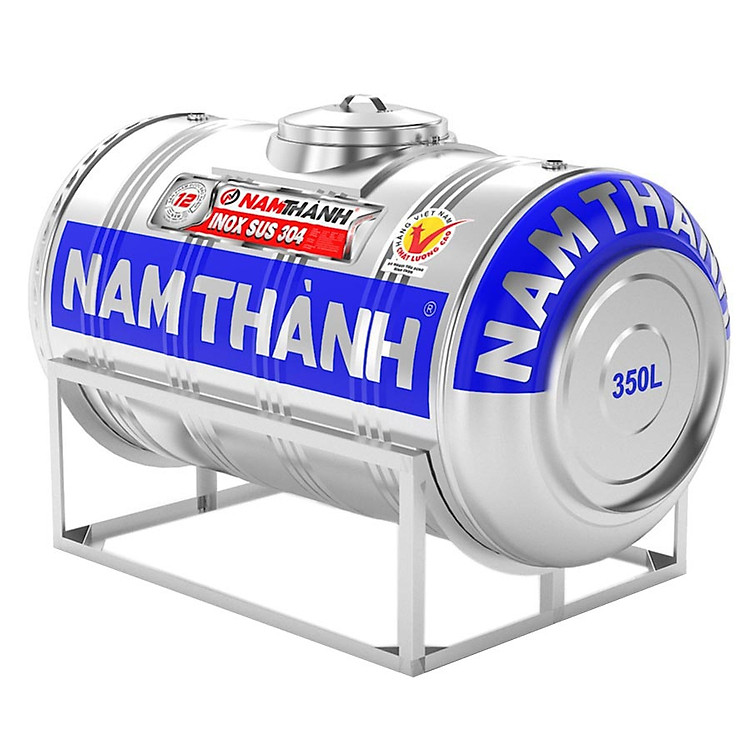 Bồn Nước Inox 350 Lít Nằm Nam Thành