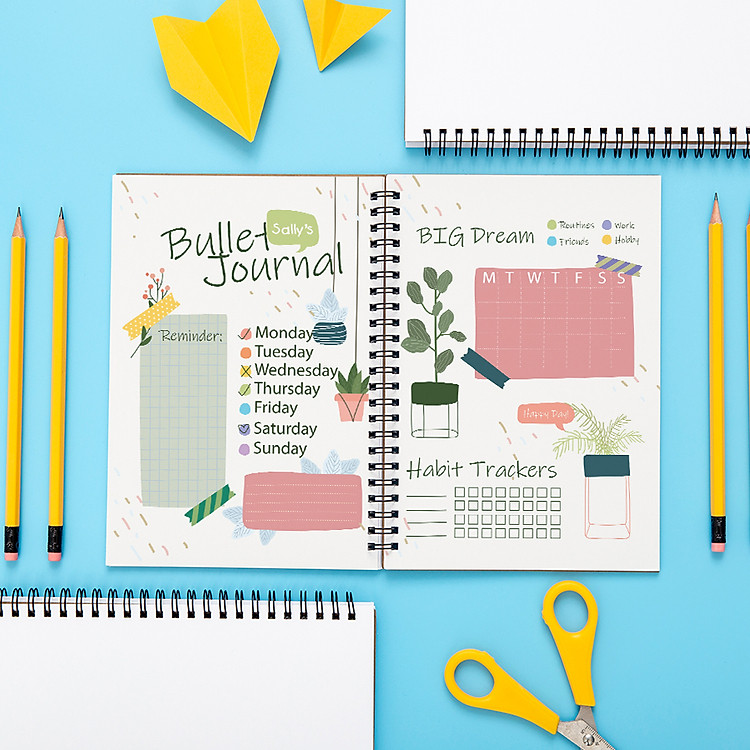 Sổ Tay Ghi Chép Lò Xo (160 trang, 13x19 cm) - Ảnh 3