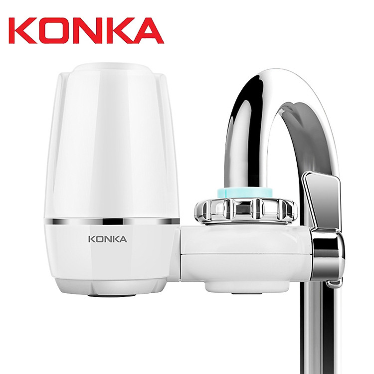Bộ lọc nước Konka KPW - LT01 (KJ) mẫu mới, lọc sạch nước an toàn không mùi clo, công nghệ 9 màng lọc, máy lắp trực tiếp tại vòi nước -Hàng nhập khẩu