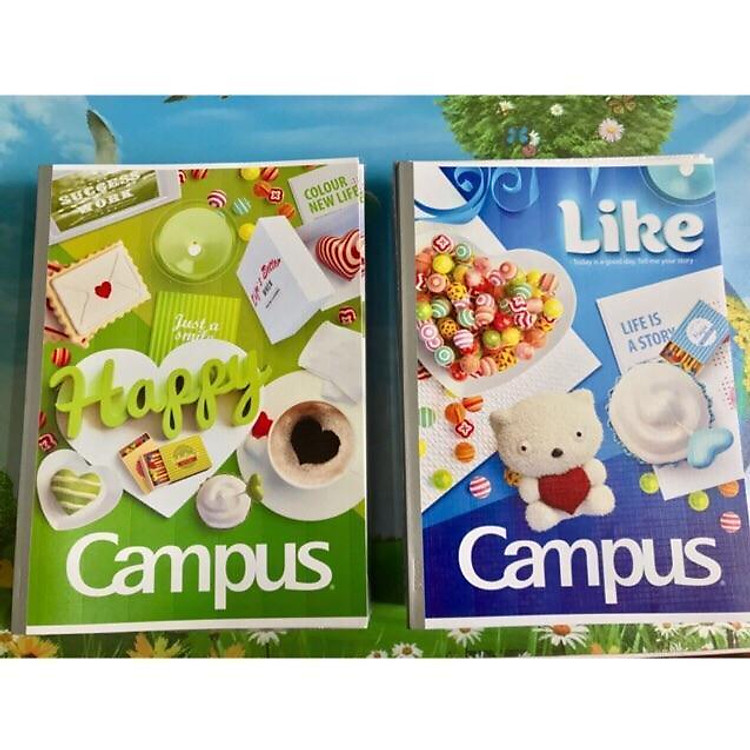 Vở Kẻ Ngang Campus Gift 120tr (80 trang) (5 cuốn)