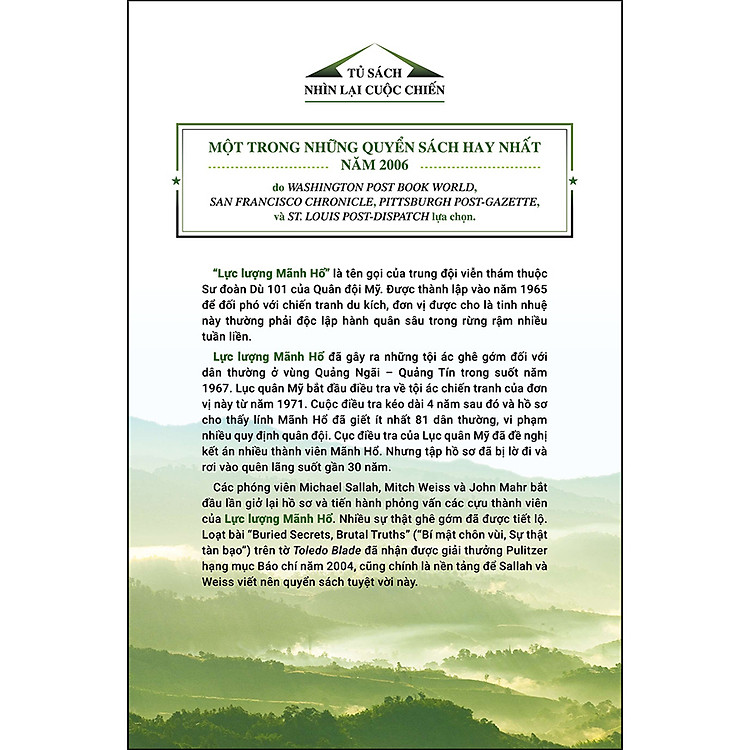 LỰC LƯỢNG MÃNH HỔ - Cuộc điều tra không khoan nhượng về tội ác chiến tranh năm 1967 ở miền Trung Việt Nam - Ảnh 2