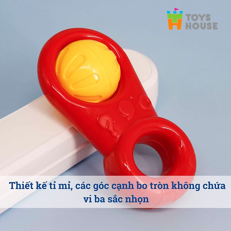 Túi đồ chơi xúc xắc lục lạc cho bé Chính hãng Ưu đãi - Hình ảnh 3
