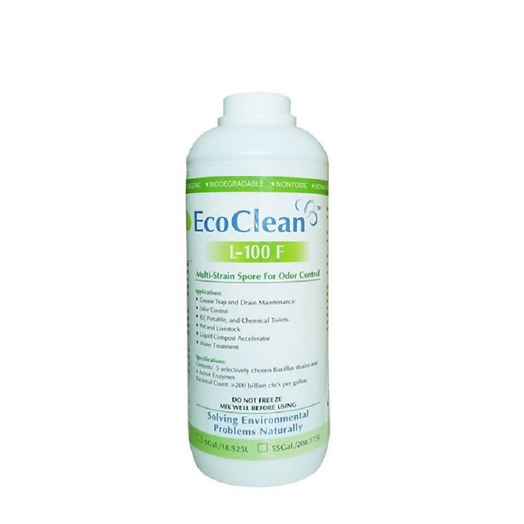 EcoClean L100F - Vi sinh xử lý dầu mỡ Chai 1L