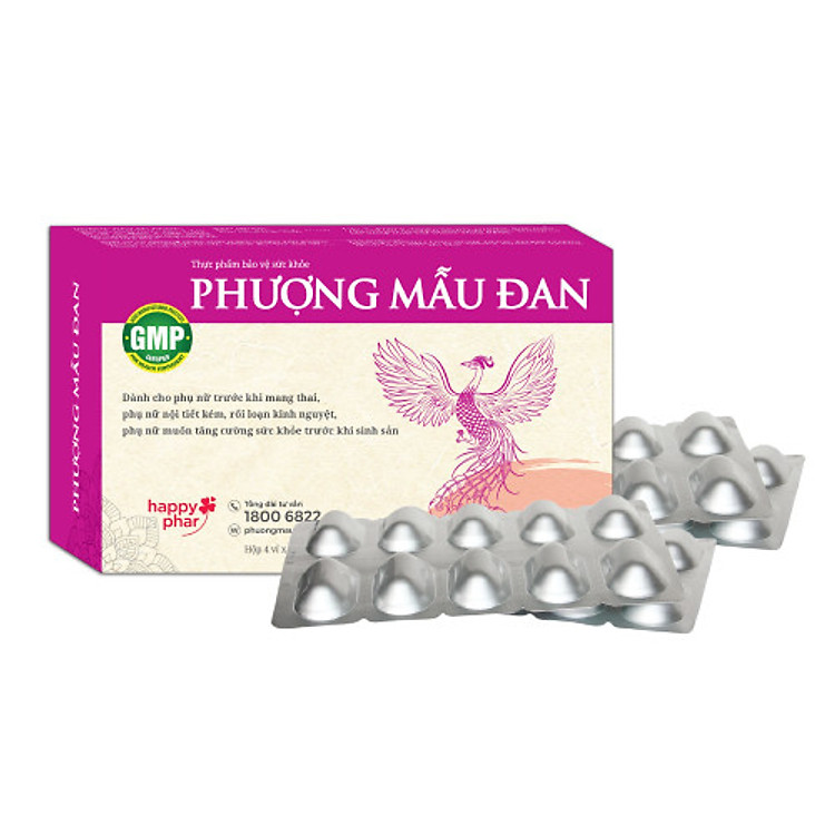 Phượng Mẫu Đan - Viên uống đều kinh, bổ trứng, dày niêm mạc, tăng thụ thai hộp 40 viên