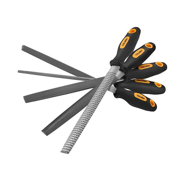 Bộ Dũa Thép Gỗ 5 Cây Tolsen 32038 (20cm)