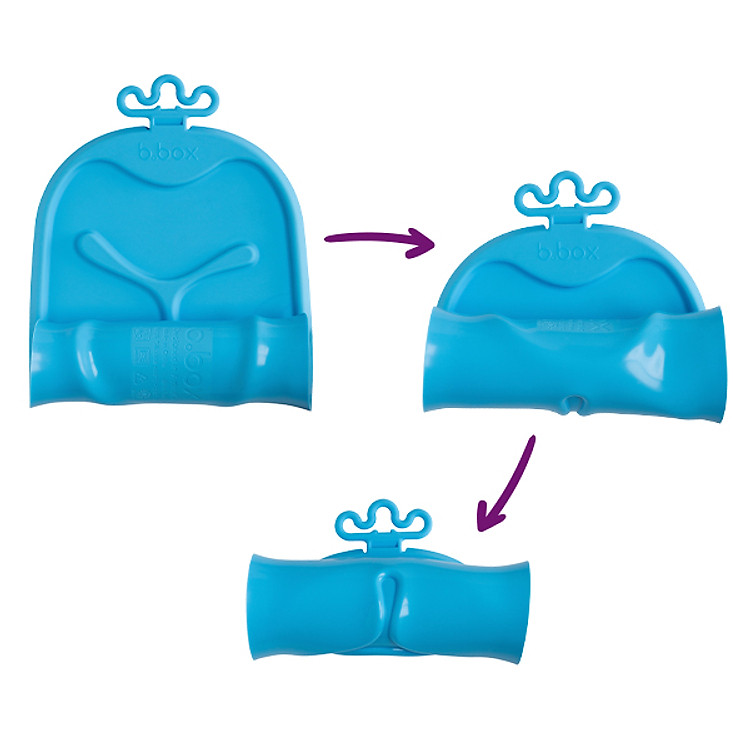 Khay ăn dặm cuộn b.box - Xanh Chính hãng Giá tốt - Hình ảnh 4