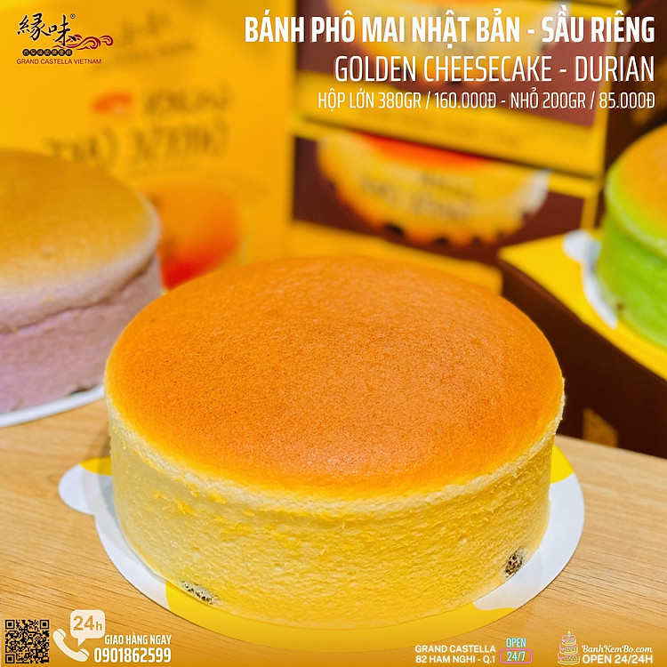 Golden Cheese Cake Vị Sầu Riêng