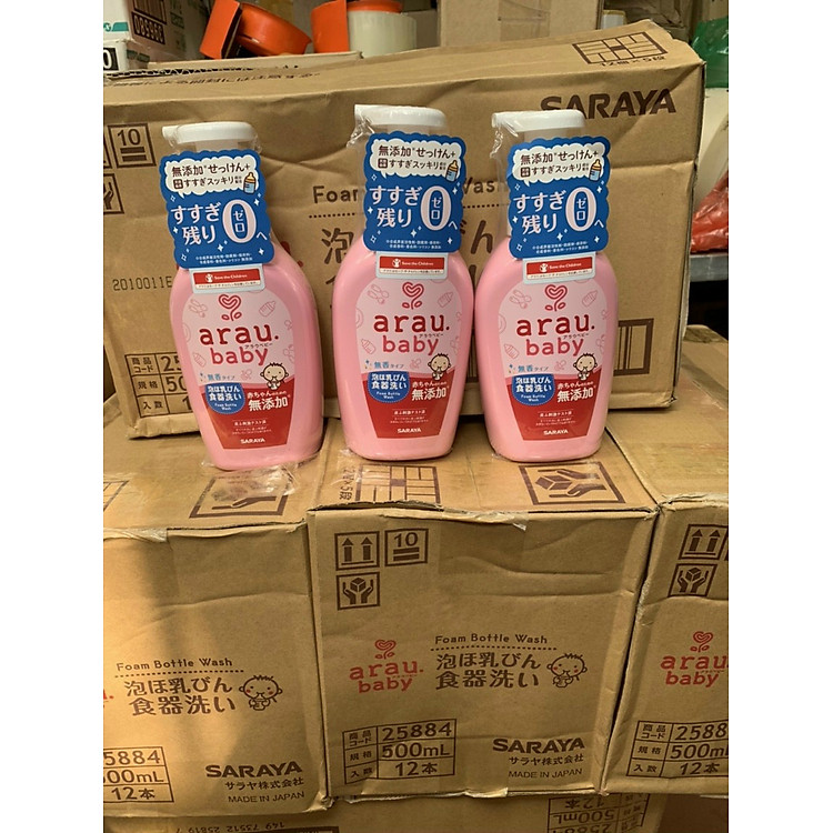 Nước Rửa Bình Arau Baby 450ml Chính hãng Tiết kiệm - Hình ảnh 3