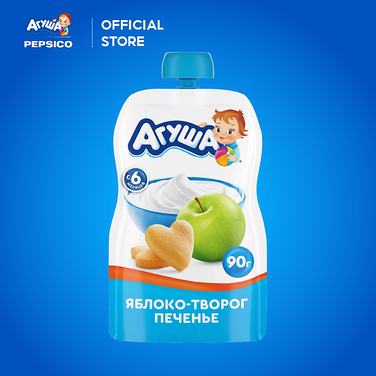 Thùng 10 Gói Trái Cây Nghiền Agusha Chính hãng Tiết kiệm - Hình ảnh 3