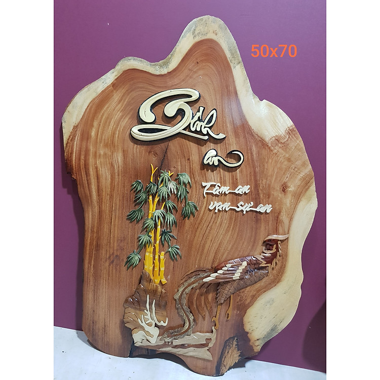 TRANH GHỖ GHÉP CHỮ THƯ PHÁP NGHỆ THUẬT