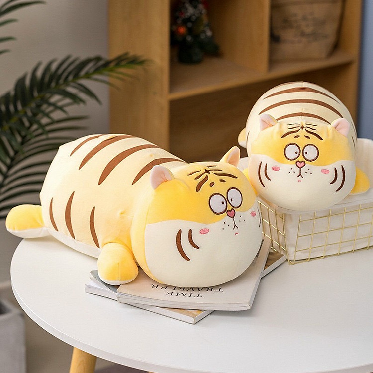 Thú nhồi bông hổ dễ thương 45-70cm Chính hãng Giá rẻ - Hình ảnh 3
