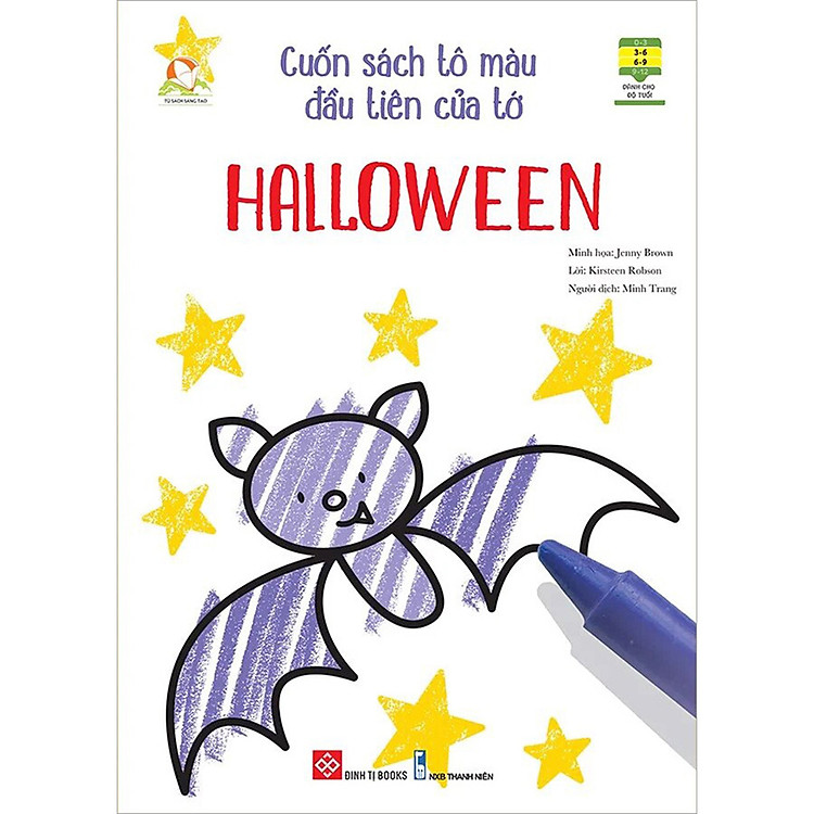 Cuốn Sách Tô Màu Đầu Tiên Của Tớ – Halloween