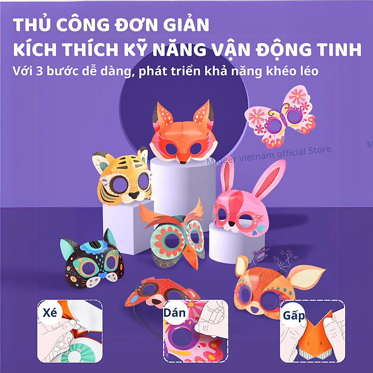 Mua Đồ chơi DIY Mideer Mặt nạ Hóa trang Chính hãng Ưu đãi - Hình ảnh 4