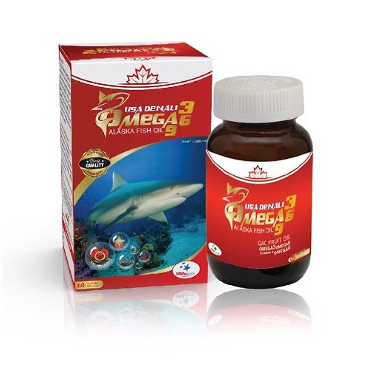 TPBVSK USADenali OMEGA 3.6.9 - Giúp bổ mắt, bổ não, đẹp da, tăng cường thị lực, tốt cho tim mạch