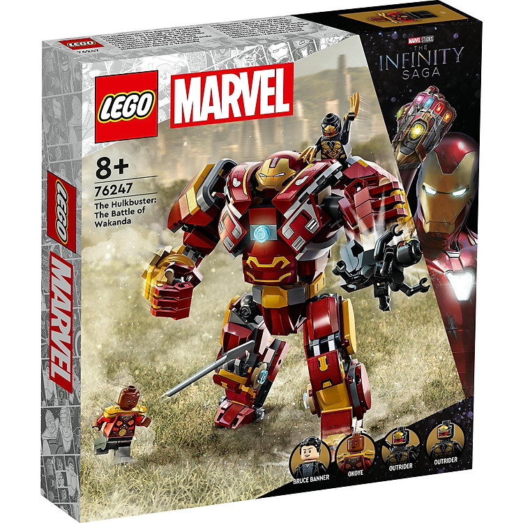 Mua LEGO Superheroes 76247 Chiến Giáp Hulk Buster Chính hãng Giá rẻ - Hình ảnh 3