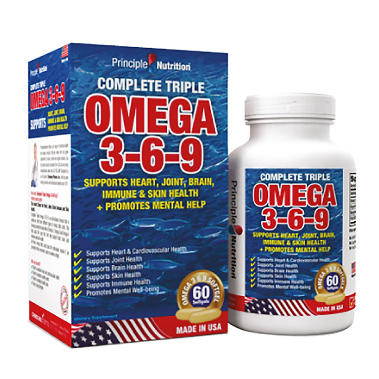 Thực phẩm bảo vệ sức khỏe Omega 3-6-9 Complete Triple (60 viên)