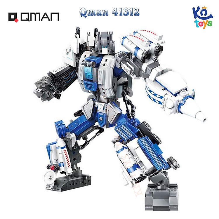 Đồ Chơi Xếp Hình, Lắp Ráp Qman 41312 - Đội Trưởng Biến Hình (1065 mảnh ghép)