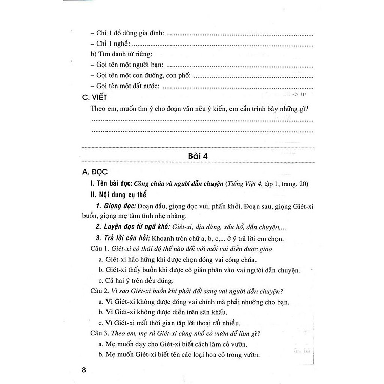 Bồi Dưỡng Tiếng Việt Lớp 4 - Bám Sát SGK Kết Nối Tri Thức Với Cuộc Sống - Ảnh 3