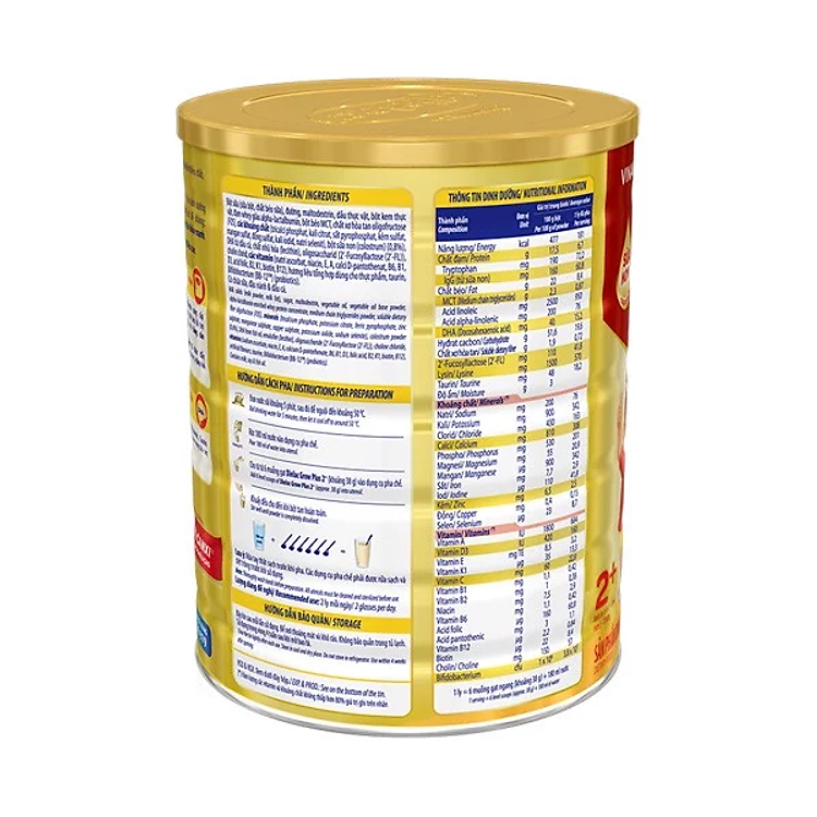 Sữa Bột Vinamilk Dielac Grow Plus 2+ Đảm bảo Ưu đãi - Hình ảnh 3