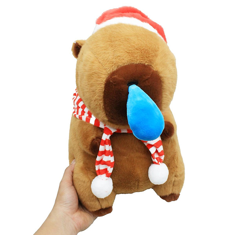 Mua Thú Bông Capybara Noel 35 cm - ZooZoo Chính hãng Giá rẻ - Hình ảnh 4