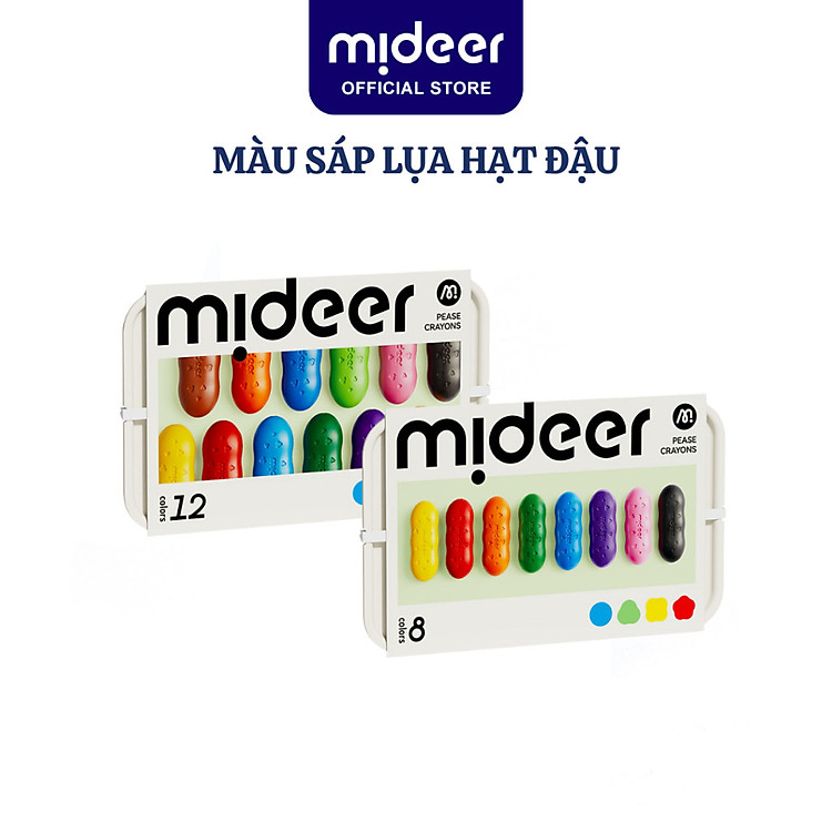 Mua tại MyKingdom: Bộ 8 Màu Sáp Lụa Mideer An Toàn - Ngập tràn khuyến mãi