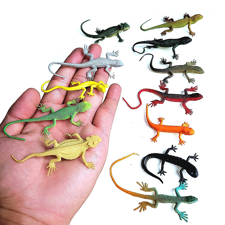 Mua Bộ đồ chơi thằn lằn tắc kè 12 món Chính hãng Giá rẻ - Hình ảnh 2