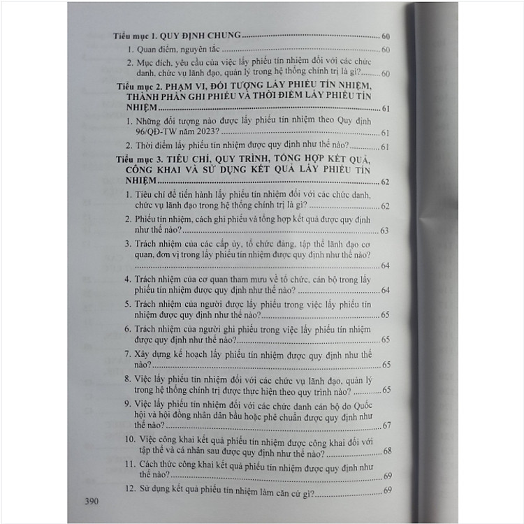 Quy Định Lấy Phiếu Tín Nhiệm Đối Với Các Chức Danh, Chức Vụ Lãnh Đạo, Quản Lý Trong Hệ Thống Chính Trị - Ảnh 4