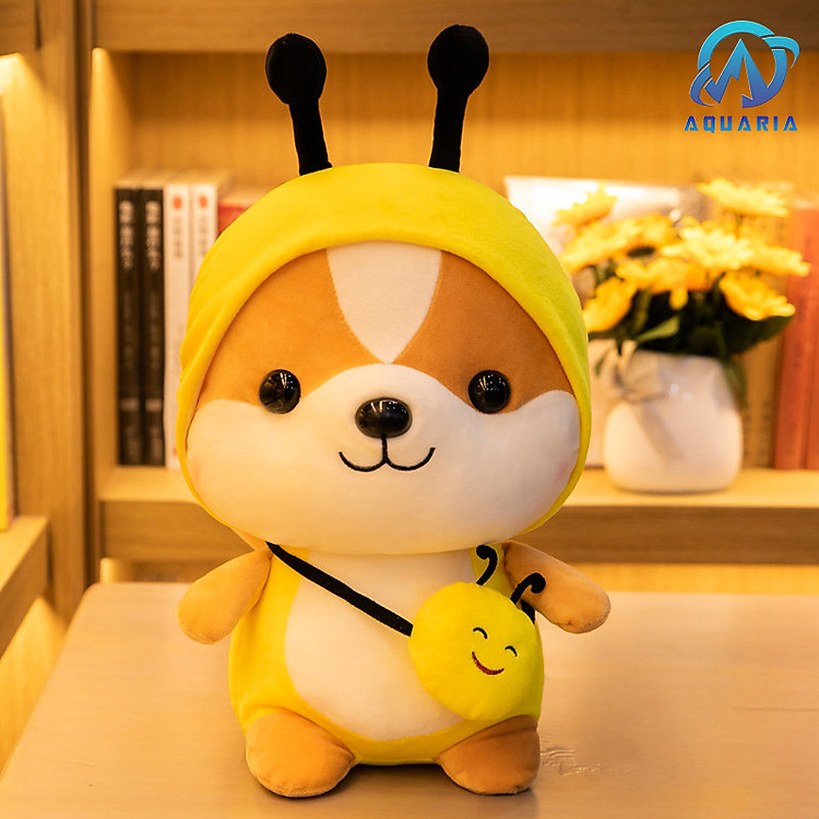 Thú Bông Chó Shiba Cosplay 25cm - Ảnh 4