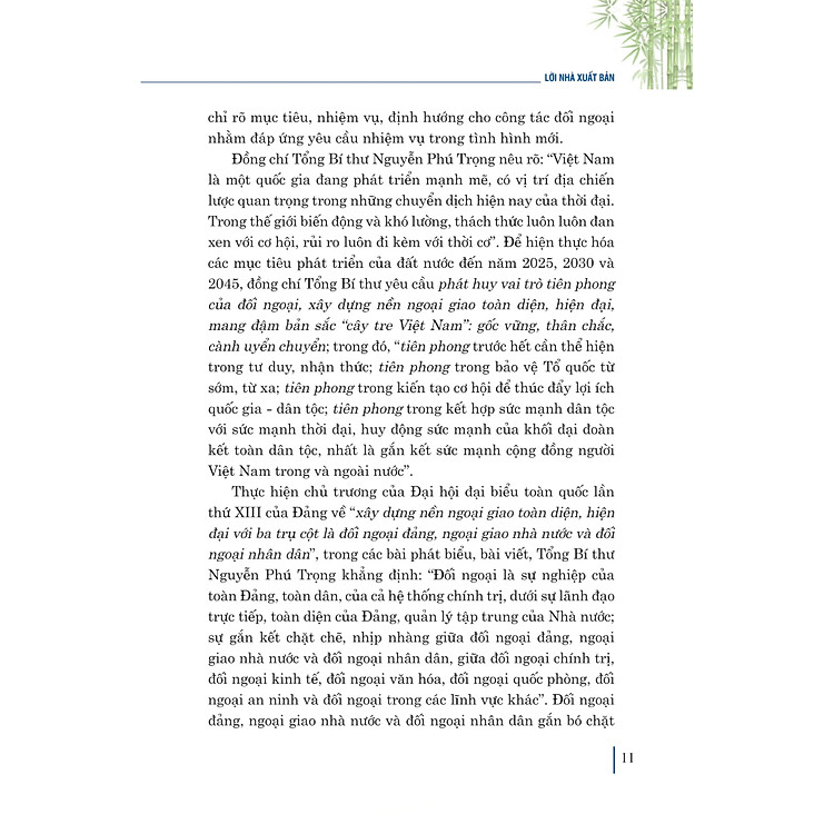 Xây Dựng Và Phát Triển Nền Đối Ngoại, Ngoại Giao Việt Nam Toàn Diện, Hiện Đại, Mang Đậm Bản Sắc “Cây Tre Việt Nam” - Ảnh 7